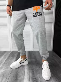 Pantaloni de trening cargo, bej, conici 12918 P20-4.1